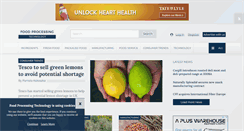 Desktop Screenshot of foodprocessing-technology.com